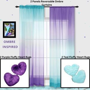 6-Piece Bundle Mermaid Bedroom Decor